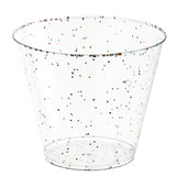 20pcs Colorful Glitter Sequin Plastic Cups