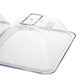 Plastic 4 Compartment Divided Serving Trays