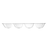 Plastic 4 Compartment Divided Serving Trays