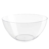 13.25-Inch Clear Plastic Large Round Bowl