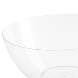 13.25-Inch Clear Plastic Large Round Bowl