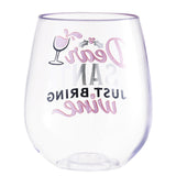 Christmas Plastic Wine Glasses Cup（Custom Printing）