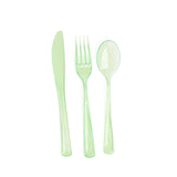 24pc Plastic Knives Forks and Spoons Tableware set