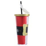 New Design Christmas Tumbler With Lid And Straw