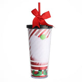 New Design Christmas Tumbler With Lid And Straw