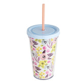 Designer Plastic Cups With Lids And Straws Mother'S Day Tumbler Gift Set